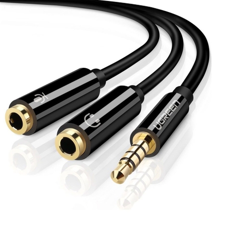 Cáp chuyển 3.5mm đực ra 2 đầu 3.5mm cái AV141