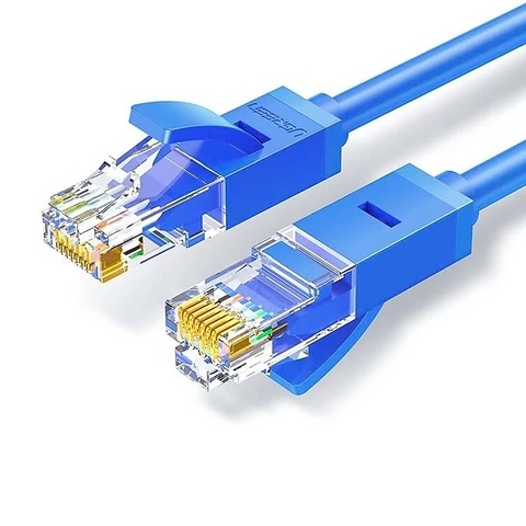 Dây mạng bấm sẵn 2 đầu Cat6 UTP Patch Cords UGREEN NW102-blue