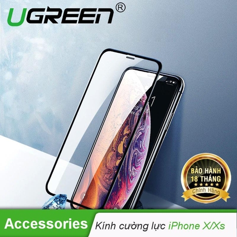 Miếng dán bảo vệ màn hình điện thoại dùng cho iPhone X/XS 5.8 inch 3D