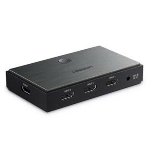 Bộ gộp HDMI UGREEN CM188 - Gộp 3 trong 1 cổng HDMI kết nối 4K*2k@60Hz - Hỗ trợ định dạng 3D - Hàng phân phối chính thức - Bảo hành 18 tháng 1 đổi 1