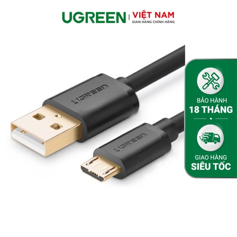Dây Micro USB 2 sang USB mạ vàng US125