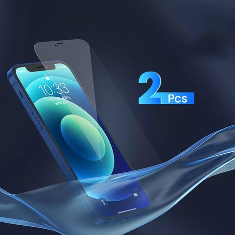 Kính cường lực UGREEN SP207 - Dành cho iPhone 13/ 13 Pro, kích thước 6.1inch - Độ cứng 9H chống xước, bám vân tay - Đi kèm bộ phụ kiện tự lắp đặt - 80967-2pcs