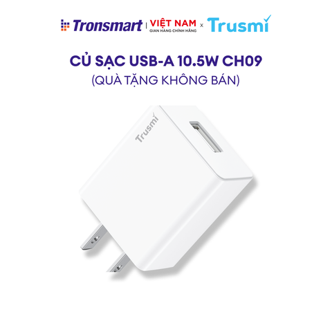 [QUÀ TẶNG KHÔNG BÁN] Củ sạc USB-A 10.5W Trusmi CH09 | 1 cổng USB-A