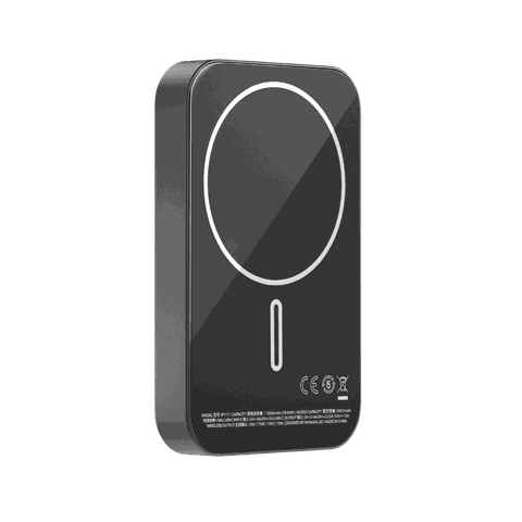 Pin sạc dự phòng dùng cho điện thoại IP117, 10000mAh Li-ion,1 cổng đầu ra có sạc không dây, màu đen MOMAX