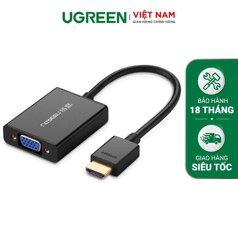 Bộ chuyển đổi HDMI ra VGA Vỏ nhôm MM102