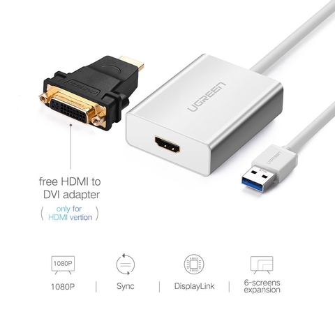 Bộ chuyển đổi USB 3.0 sang HDMI UGREEN 40229