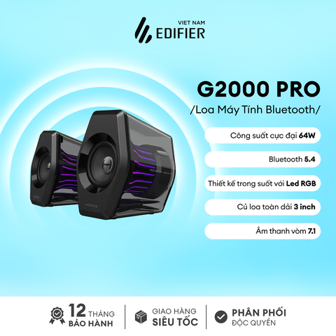 Loa Gaming 2.0 Bluetooth 32W G2000/G2000 Pro