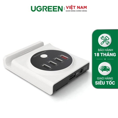 Hub USB 4 cổng + sạc hỗ trợ OTG 5V/5A  20352