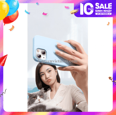 Ốp lưng iPhone UGREEN LP543 -Chất liệu silicon mềm dẻo - Chống trầy xước, bám vân tay - 90255-iP13-green