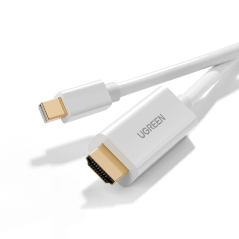 Cáp chuyển đổi mini DisplayPort sang HDMI Dài 2M MD101 10404  (Màu Trắng)