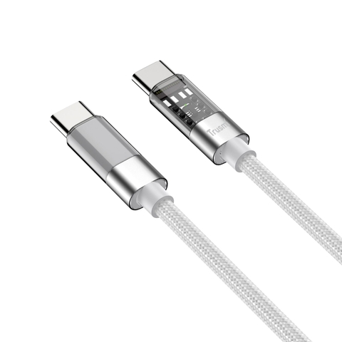 Trusmi Cáp bện LED cầu vồng 60W C to C