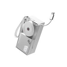 Pin sạc dự phòng SHARGE dùng cho điện thoại model:P7U,SKU:YDD-SG-CPSHY-BAI, dung lượng 10000mAh Lithium-ion,1 cổng đầu ra tối đa 30W kèm cáp USB-C 70cm