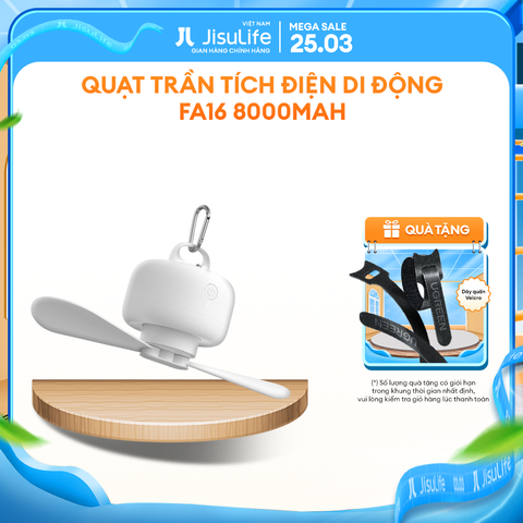 Quạt trần tích điện di động Jisulife FA16 8000mAh