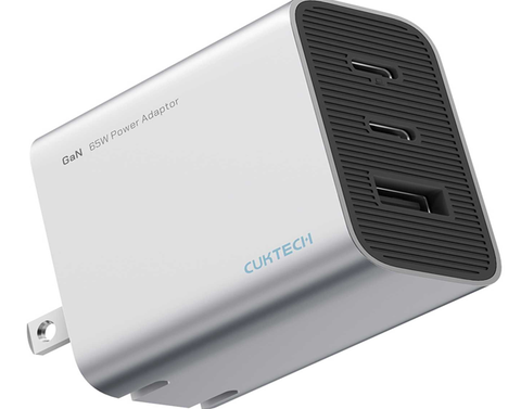 Bộ sạc GaN CUKTECH 2C1A 65W AD653N