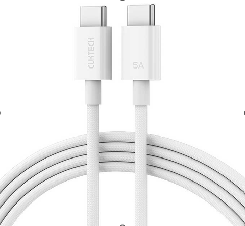 Cáp bện CUKTECH Type-C sang Type-C PD3.1 2m 240W 5A CTC520P