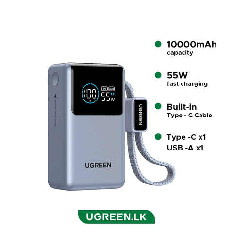 Pin sạc dự phòng Ugreen PB727 10000mAH 55W
