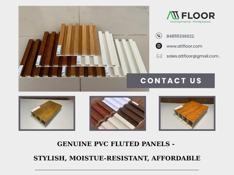 Genuine PVC fluted panels - Stylish, moisture-resistant, affordable