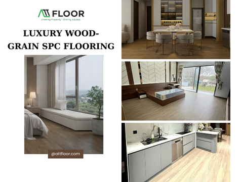 Luxury Wood-Grain SPC Flooring - Natural Wood Alternative
