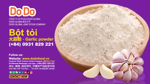 Bột tỏi là gì? Công dụng của bột tỏi