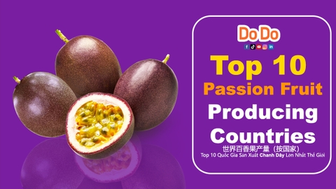 Top 10 passion fruit producing countries