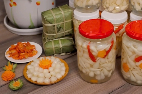 Cách làm củ kiệu ngâm chua ngọt truyền thống , đón Tết cùng DODO!