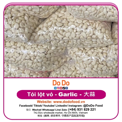 Tỏi lột vỏ - DODO FOOD