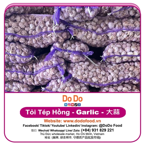 Tỏi tép hồng