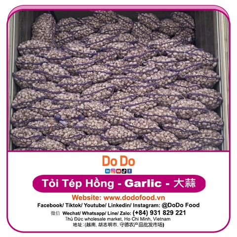 Tỏi tép hồng
