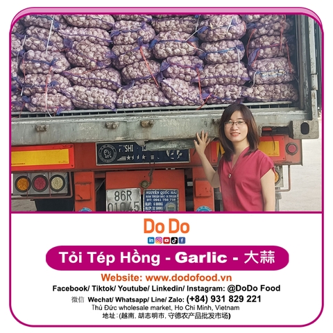 Tỏi tép hồng