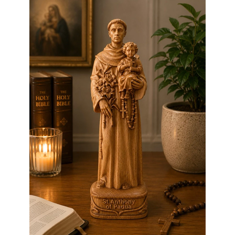 TƯỢNG THÁNH ANTHONY OF PADUA, CAO 30CM