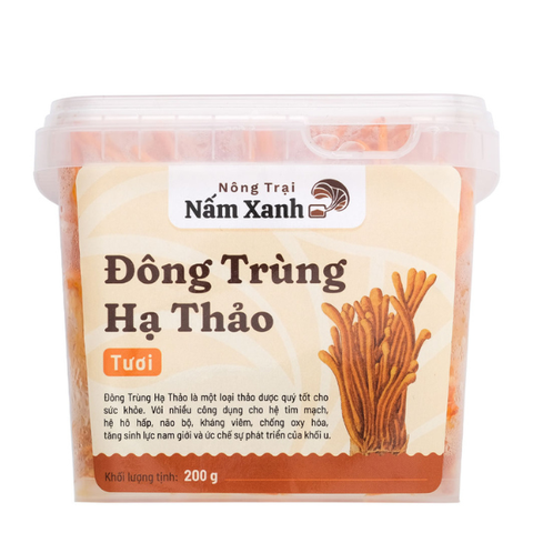 Nấm Đông Trùng Hạ Thảo Tươi Đóng Hộp
