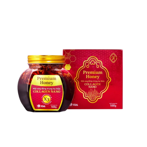 Mật ong đông trùng hạ thảo Collagen Nano