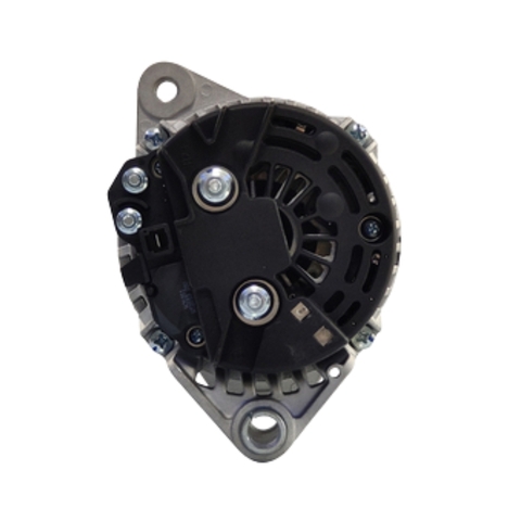 Máy phát điện Komatsu PC200-1 động cơ S6D105 28V 100A puly đôi Ø82mm dây lệch - Thương hiệu KST
