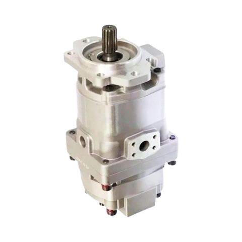 Bơm bánh răng thủy lực Komatsu 705-13-31730 lắp cho máy ủi D85A-21, D85E-21 và D85P-21 - Phụ Tùng Nam Cường