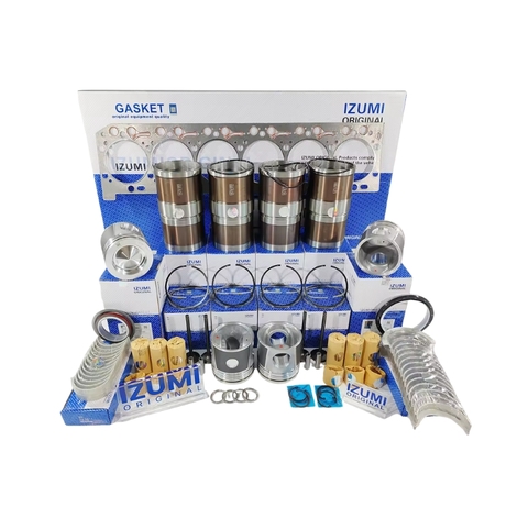 Bộ hơi comple Komatsu SAA6D114E-2 STD 114mm piston nhôm pha gang 6743-31-2110 lắp cho PC300-7, PC350-7, WA380-5 - Thương hiệu IZUMI