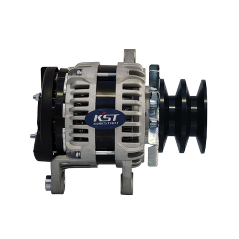 Máy phát điện Komatsu PC300-5 (Động cơ S6D125) - 28V 100A Puly đôi Ø94mm