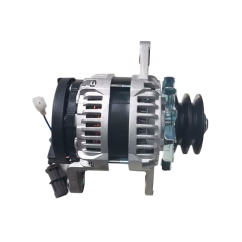 Máy phát điện Kobelco SK200-5 (Động cơ 6D14 / 6D34) - 28V 80A Puly đôi Ø87mm