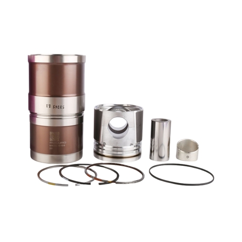 Bộ hơi comple Komatsu SAA6D114E-3 (PC300-8M0/PC350-7/-8/PC360-7/PC360-8M0) – STD 114mm (Piston nhôm đỉnh nhọn, Turbo)