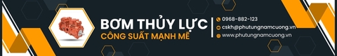 Bơm thủy lực cho máy công trình Nam Cường