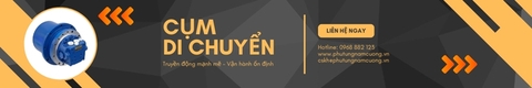 Cụm di chuyển máy xúc bền bỉ Nam Cường