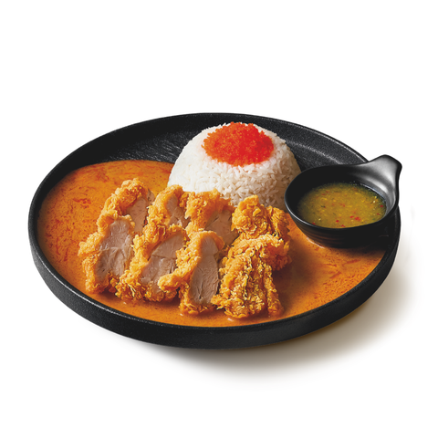 Cơm gà chiên xốt cua hoàng kim