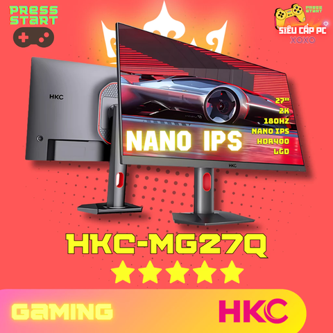 [ORDER]Màn Hình HKC MG27Q 27 inch 2K NanoIPS 180Hz HDR400 - Siêu Nét, Siêu Mượt, Siêu Đã
