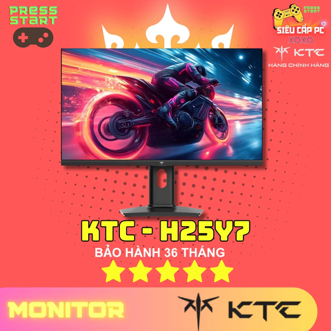 [CHÍNH HÃNG] MÀN HÌNH KTC H25Y7 - 300Hz | 1ms | Fast IPS | Full HD 🔥- BH 36 THÁNG
