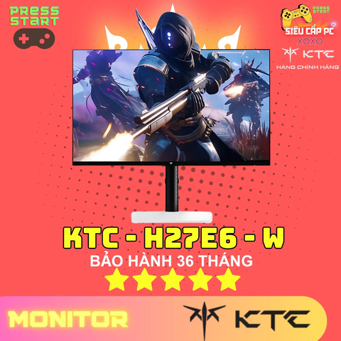 [CHÍNH HÃNG] MÀN HÌNH KTC H27E6 – 2K QHD | 300Hz | 1ms | Fast IPS - BH 36 THÁNG
