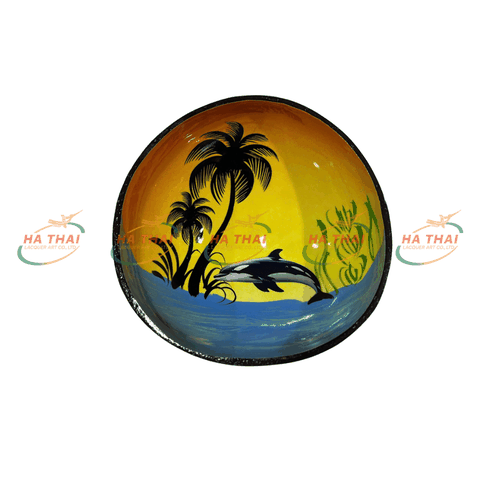 Luxury Coconut Shell Bowl Eco Friendly Sustainable Handmade (CB083)