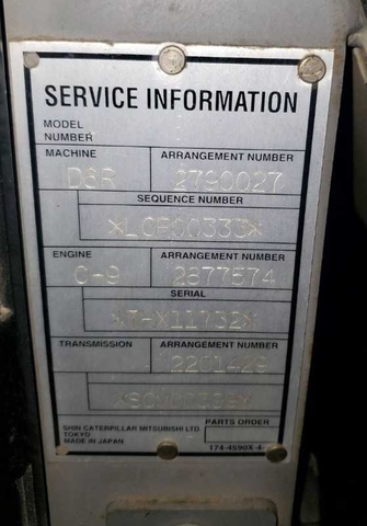 D6R-LGP00333 – Máy ủi Caterpillar D6R LGP