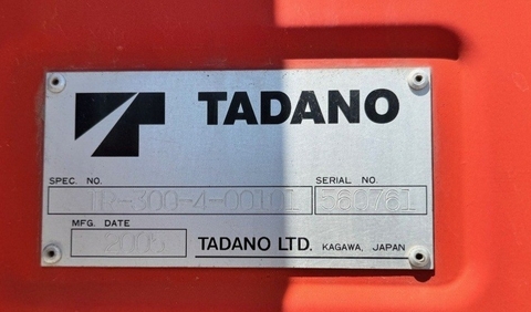 BÁO GIÁ CẨU ĐỊA HÌNH TADANO TR-300XL-4