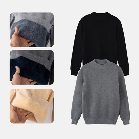 Áo Len Nam Quảng Châu Cổ Lọ 3 Phân Ấm Áp 350gsm DYACI Phong Cách Thu Đông Hàn Quốc Nhiều Màu AL68