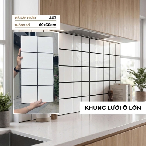 Tấm dán tường tự dán sẵn keo A03