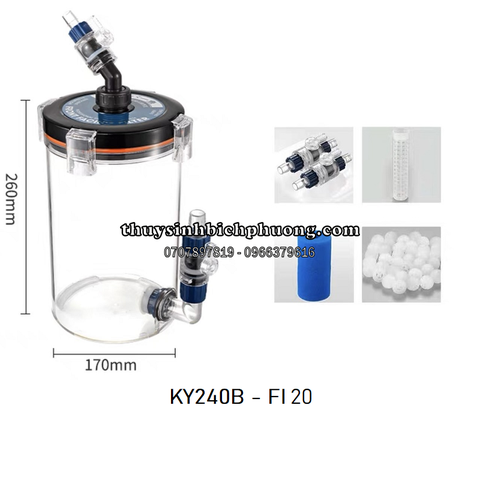 LỌC PHỤ MARINE KY200B | KY240B TRONG SUỐT